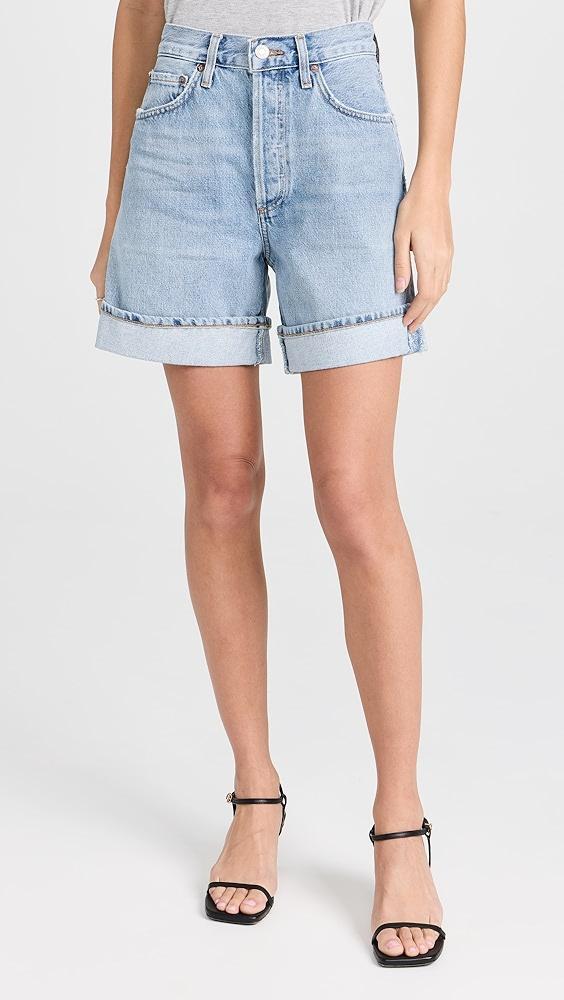 AGOLDE Dame Shorts: High Rise Baggy Cuff | Shopbop Product Image