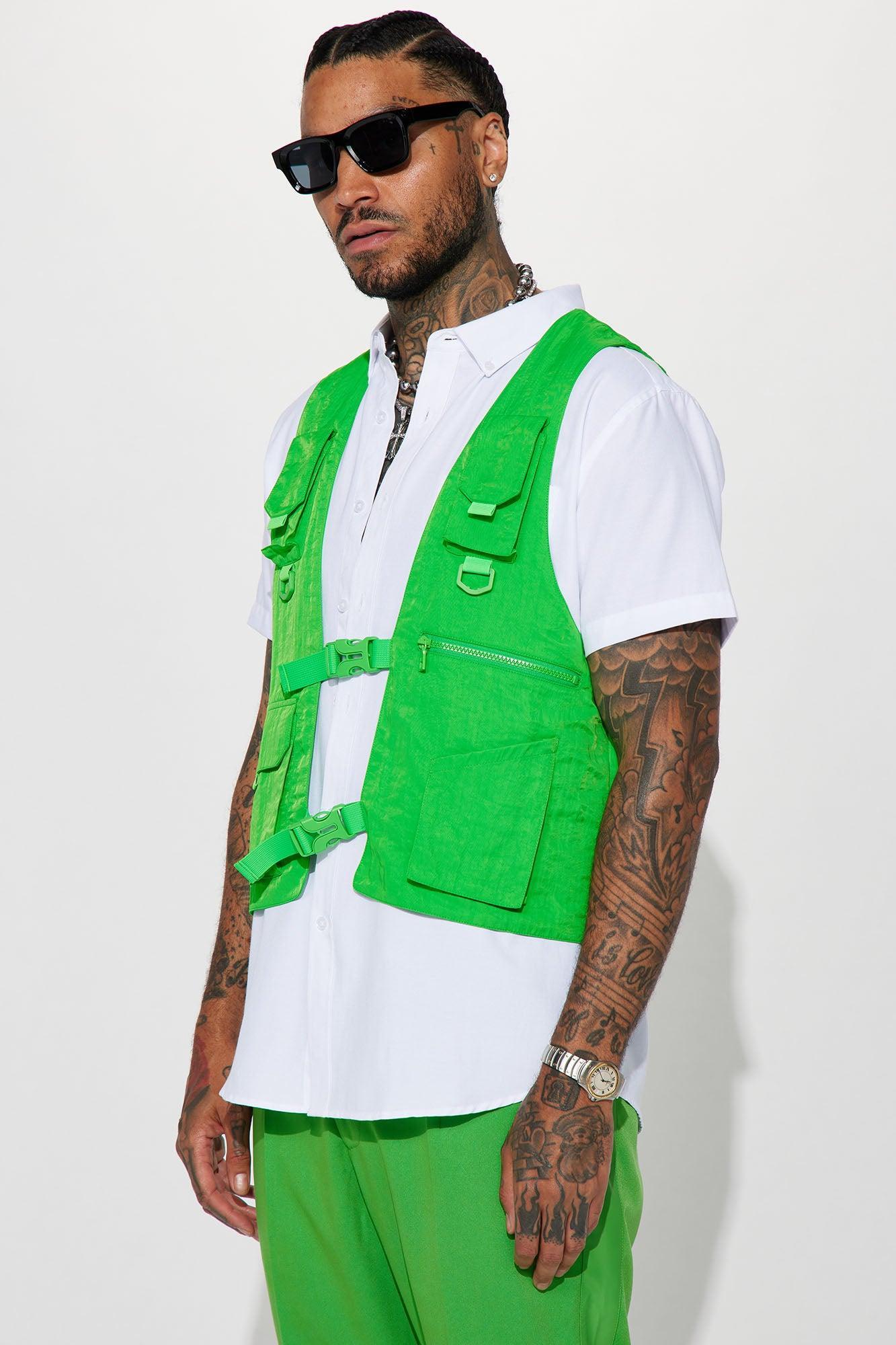 Last Forever Utility Nylon Vest - Green Product Image