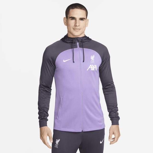 Mens Nike Purple Liverpool 2023/24 Strike Raglan Full-Zip Track Jacket Product Image