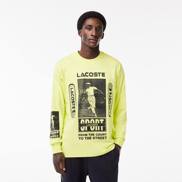 Loose fit T-shirt with René Lacoste print Product Image