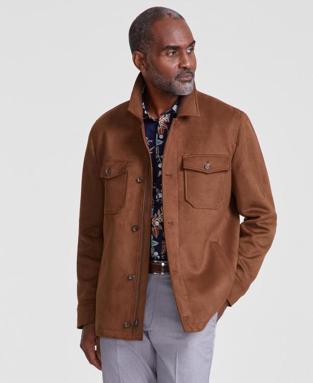 Club Room Mens Faux-Suede Jacket, Created for Macys Product Image