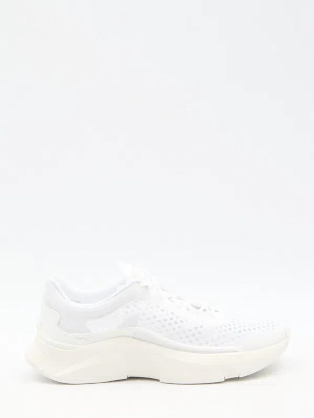 VALENTINO GARAVANI White True Actress Mesh Sneakers In Multicolor Product Image