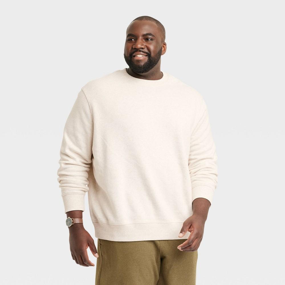 Mens Big & Tall Regular Fit Crewneck Sweatshirt - Goodfellow & Co Product Image