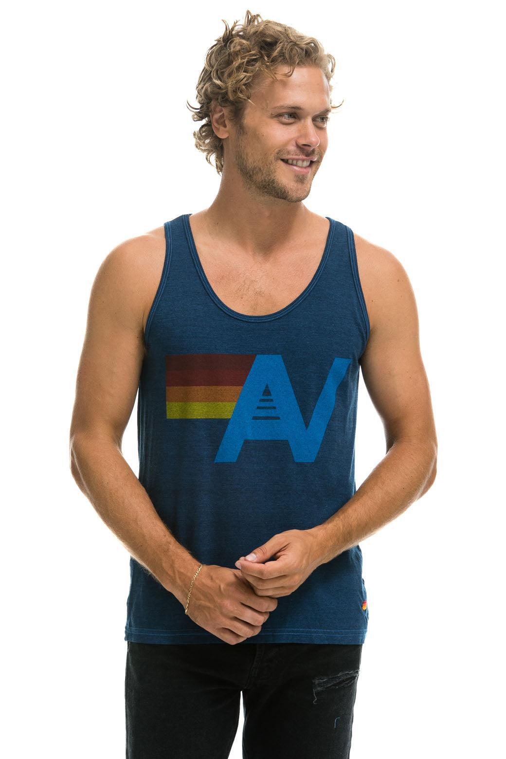 MEN'S LOGO TANK - NAVY Male Product Image