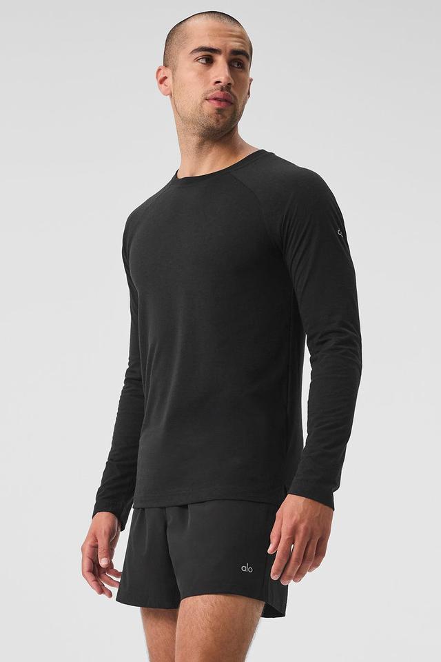 Triumph Long Sleeve Tee - Black Male Product Image