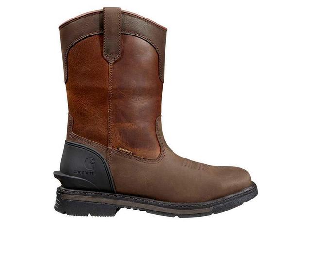 Men's Carhartt Montana Water Resistant 11" Steel Toe Wellington Work Boots Product Image