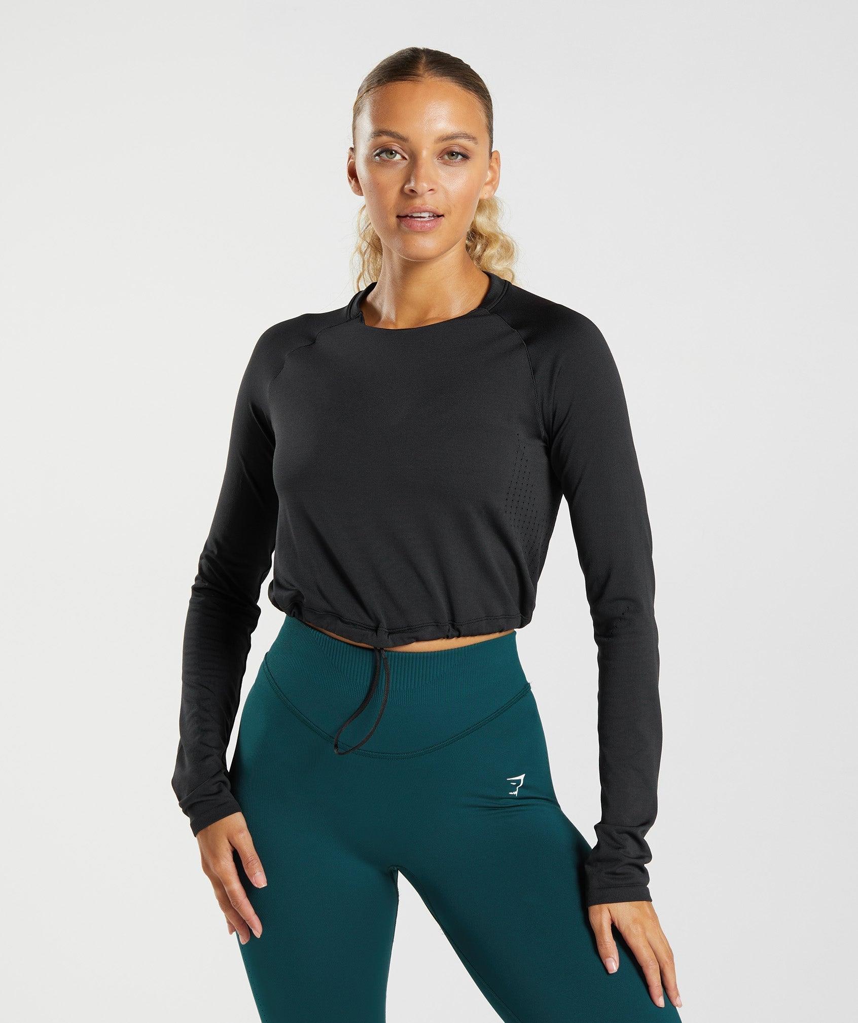 Sweat Seamless Long Sleeve Crop Top product image