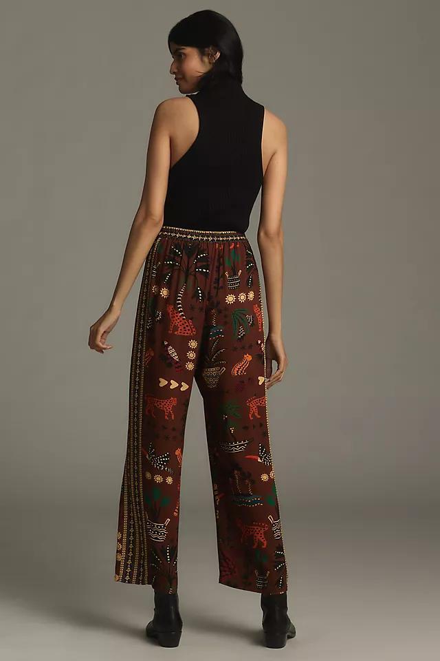 Farm Rio x Anthropologie Printed Wide-Leg Pants  Product Image