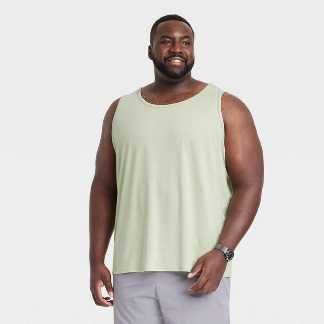 Mens Big & Tall Tank Top - Goodfellow & Co White 3XLT Product Image