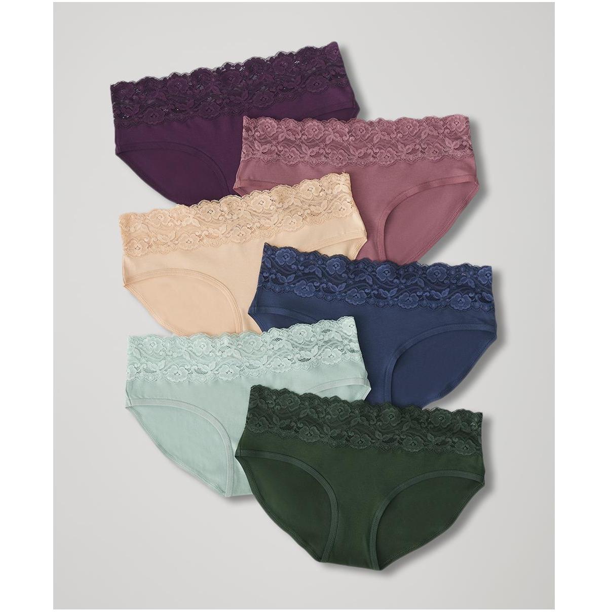 Pact Womens Lace Waist Brief 3-Pack Product Image