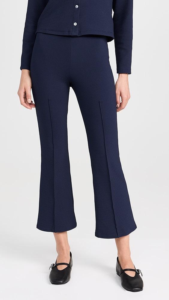 DONNI. The Box Weave Stretch Kick Flare Pants | Shopbop Product Image