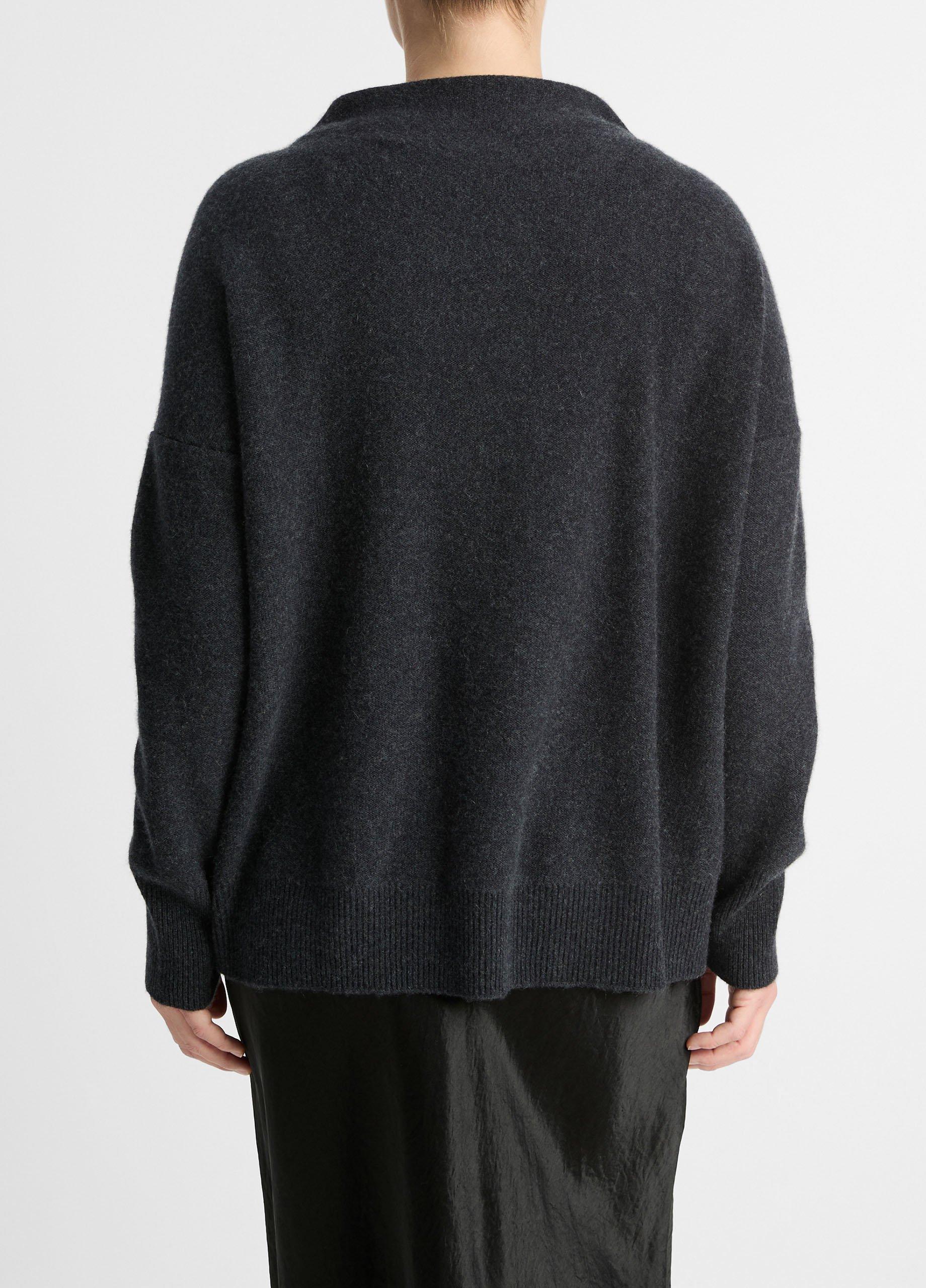 Plush Cashmere Funnel Neck Sweater Product Image