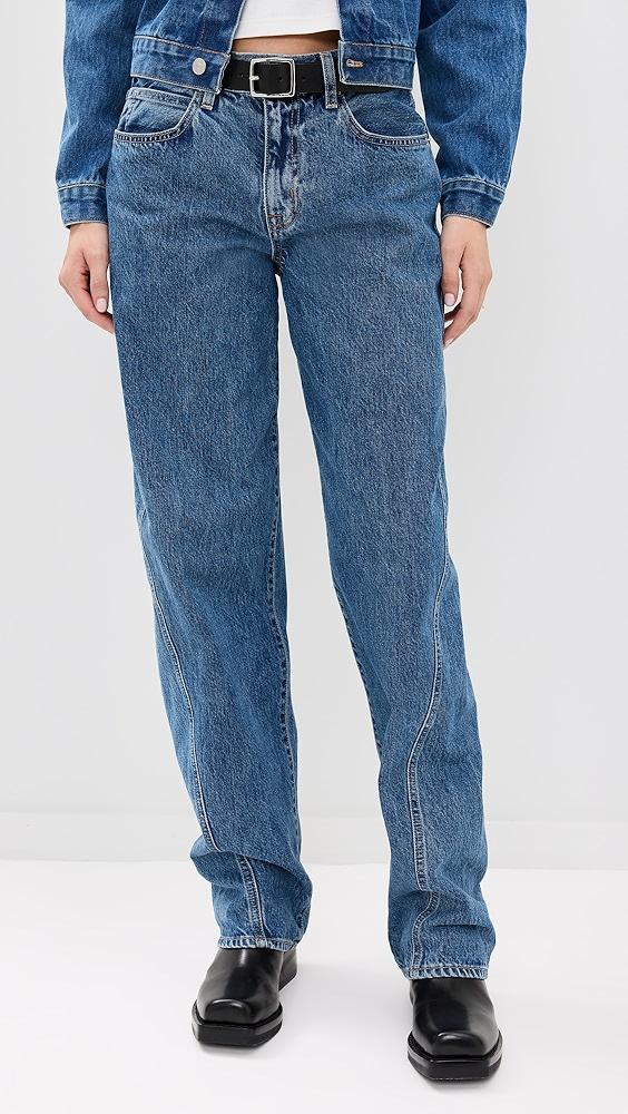 SLVRLAKE Tess Long Curve Seam Jeans | Shopbop Product Image