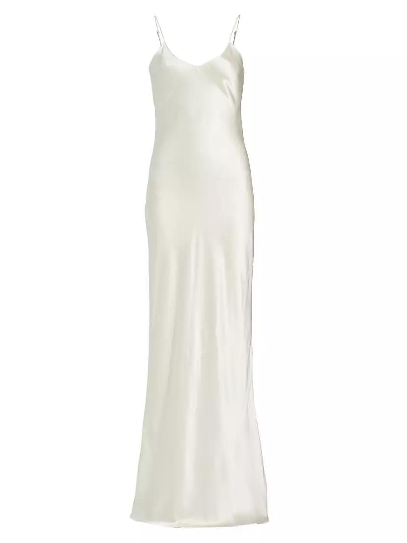 Cami Silk Charmeuse Gown Product Image