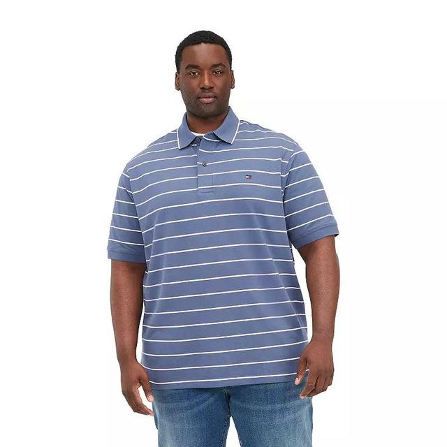 Big & Tall Tommy Hilfiger Bold Stripe Regular Fit Polo, Mens Product Image