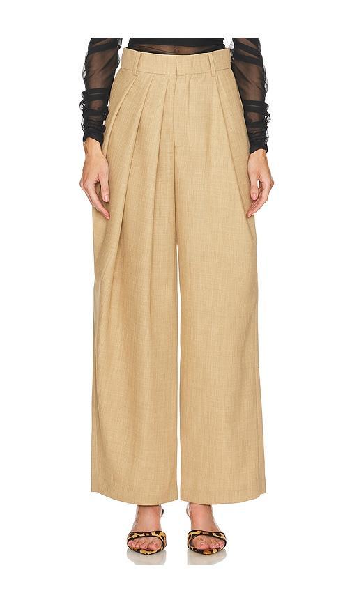 Asymmetric Pleated Pants LEJE Product Image