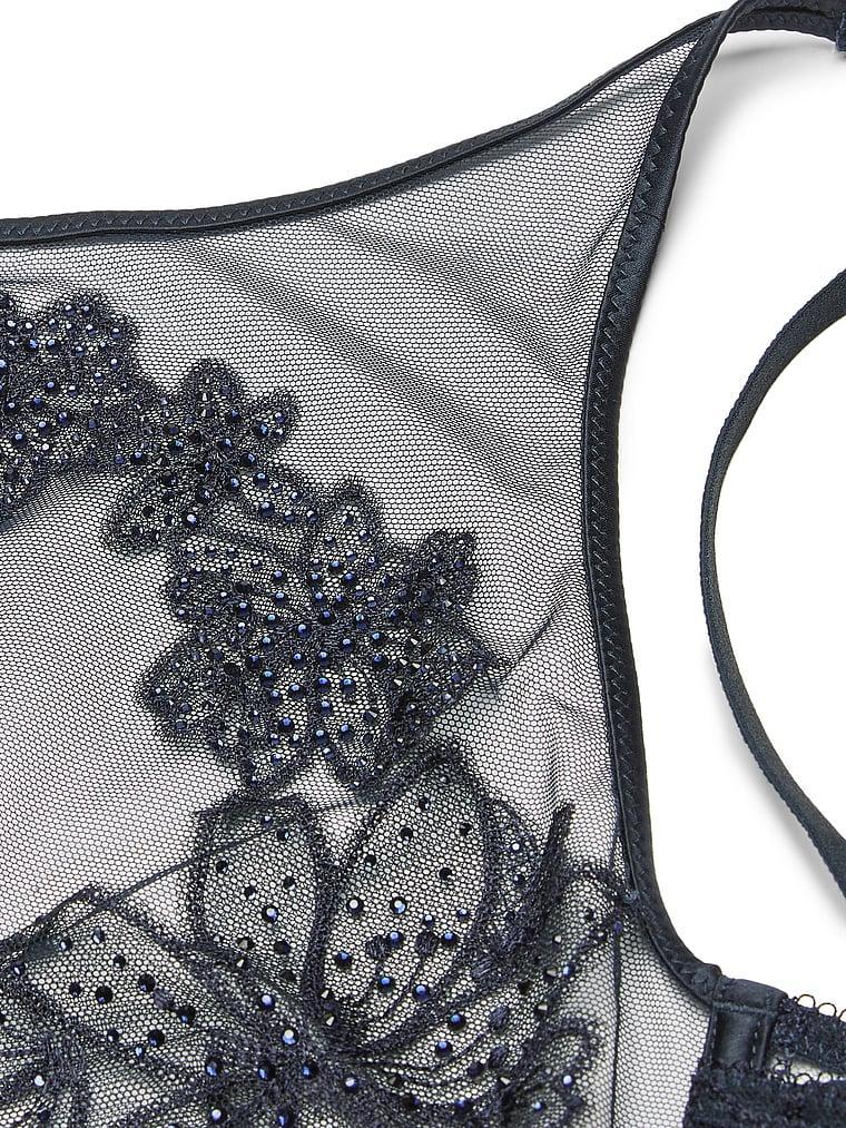 Ziggy Noir Embroidery High-Neck Unlined Bra Top Product Image