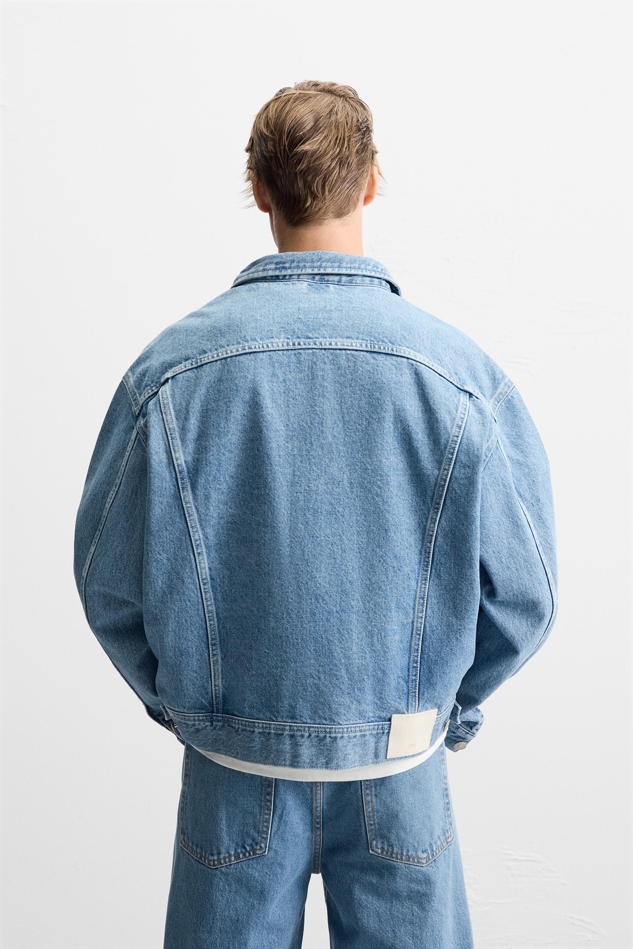 BOXY FIT DENIM JACKET Product Image