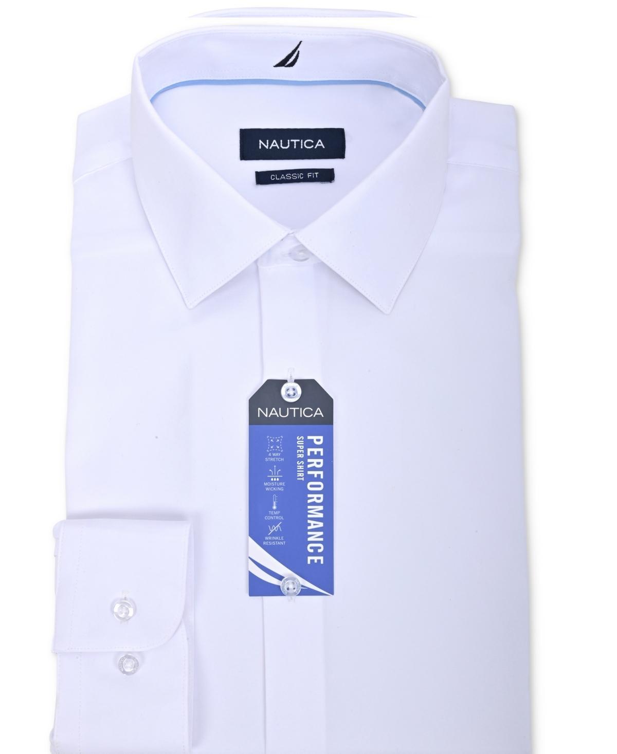 Nautica Mens Regular-Fit Dress Shirt Product Image