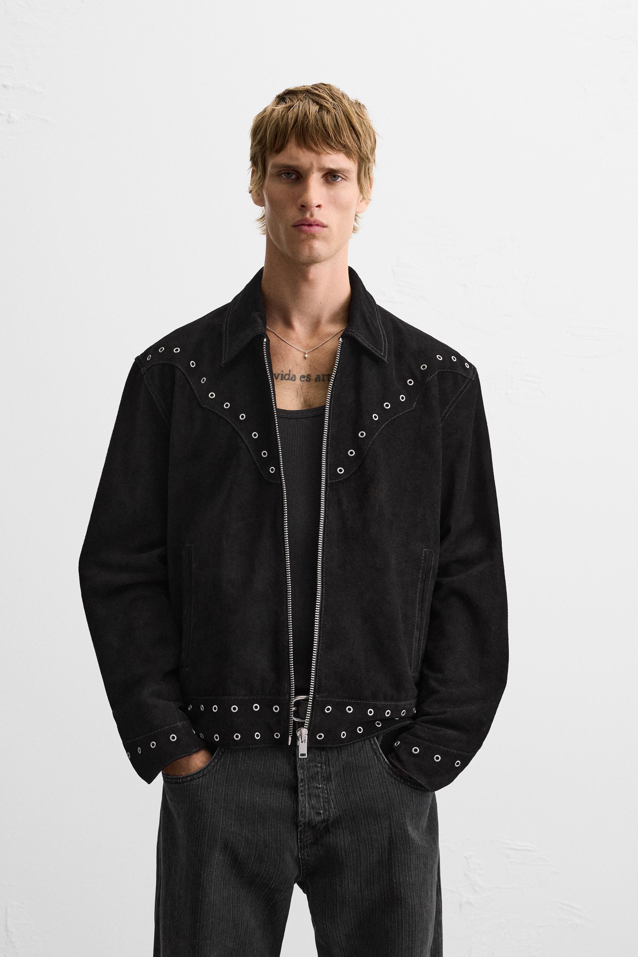 SUEDE LEATHER JACKET Product Image