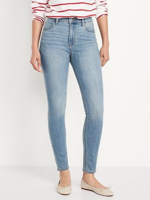 High-Waisted Wow Super-Skinny Jeans Product Image