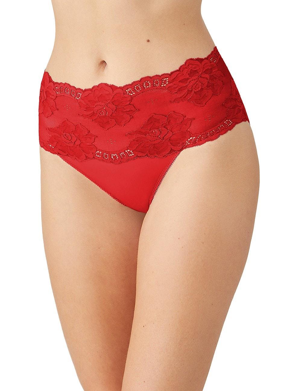 Womens Light and Lacey Mid-Rise Briefs Product Image