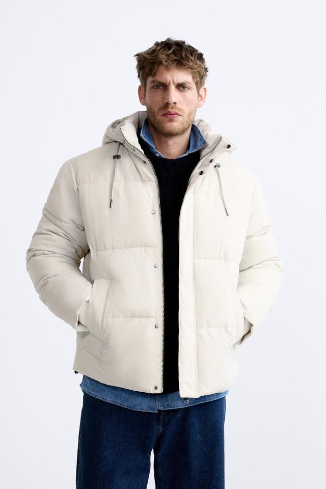 HOODED QUILTED JACKET Product Image