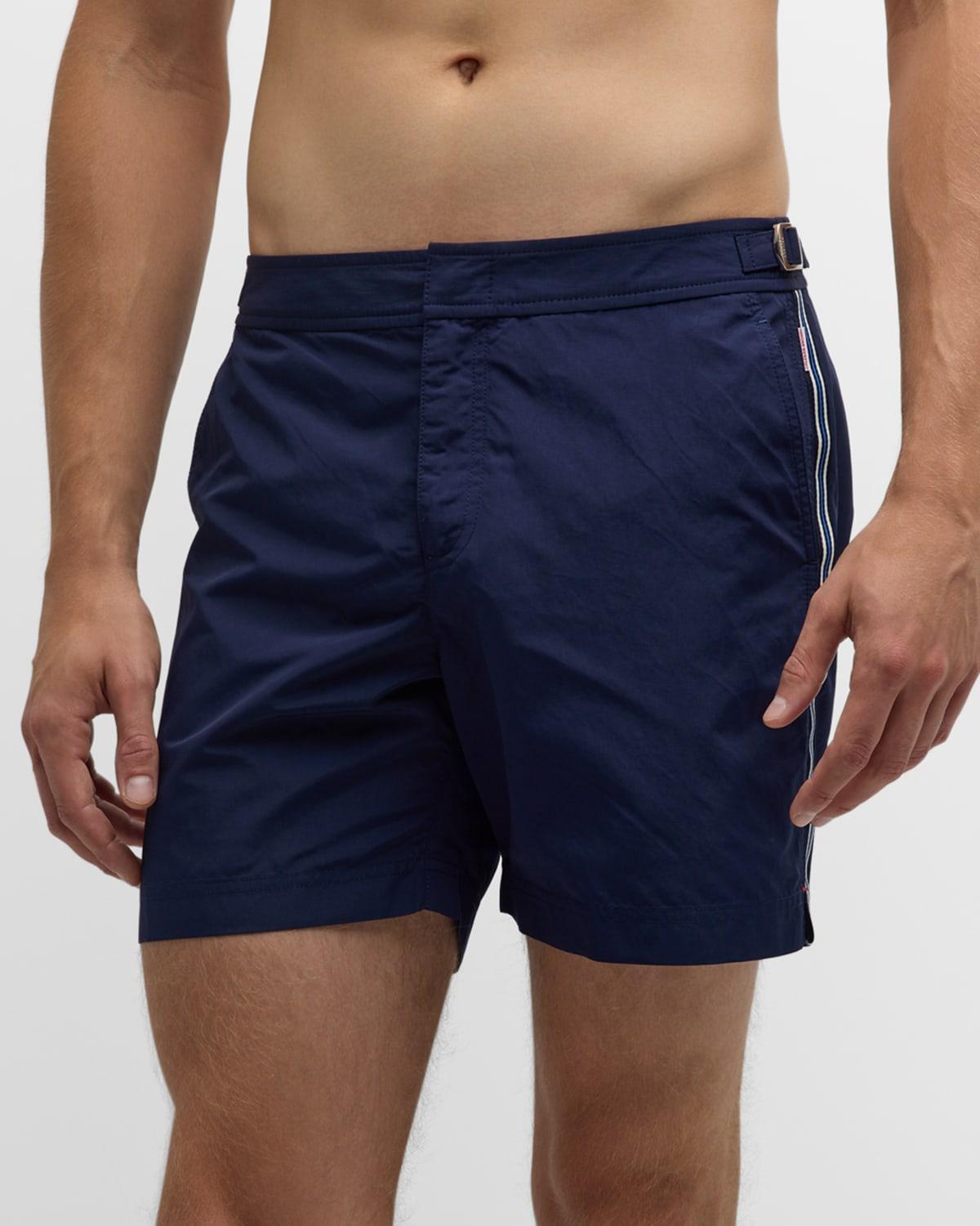 Mens Bulldog Tape Stripe Swim Shorts Product Image