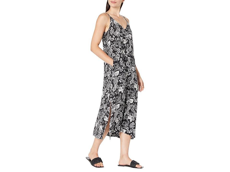 Karen Kane Side Slit Midi Dress (Print) Women's Dress Product Image