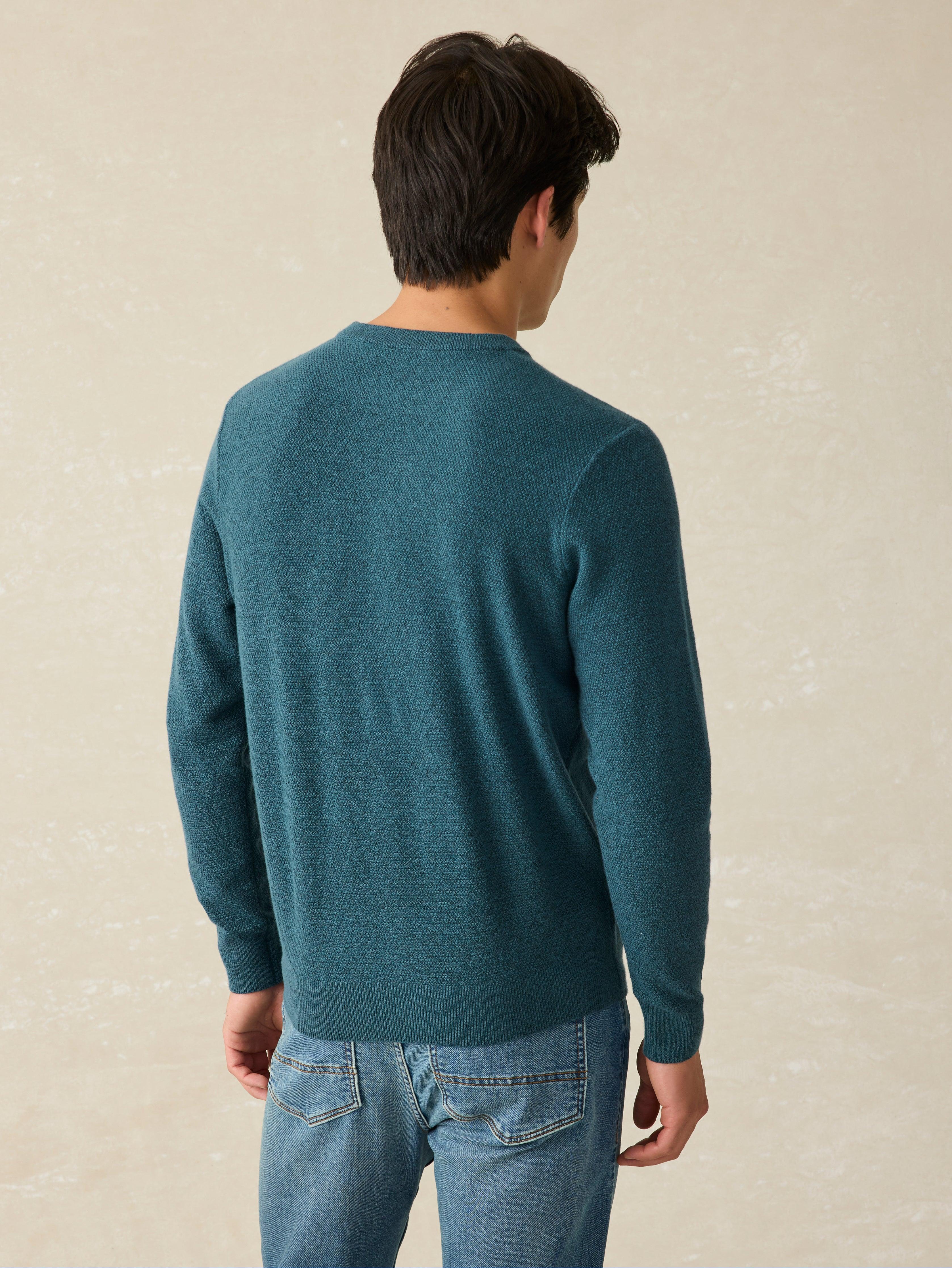 Jackson Crew Sweater - Deep Jade Heather Male Product Image