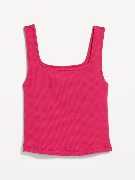 Ultra-Crop Rib-Knit Tank Top Product Image