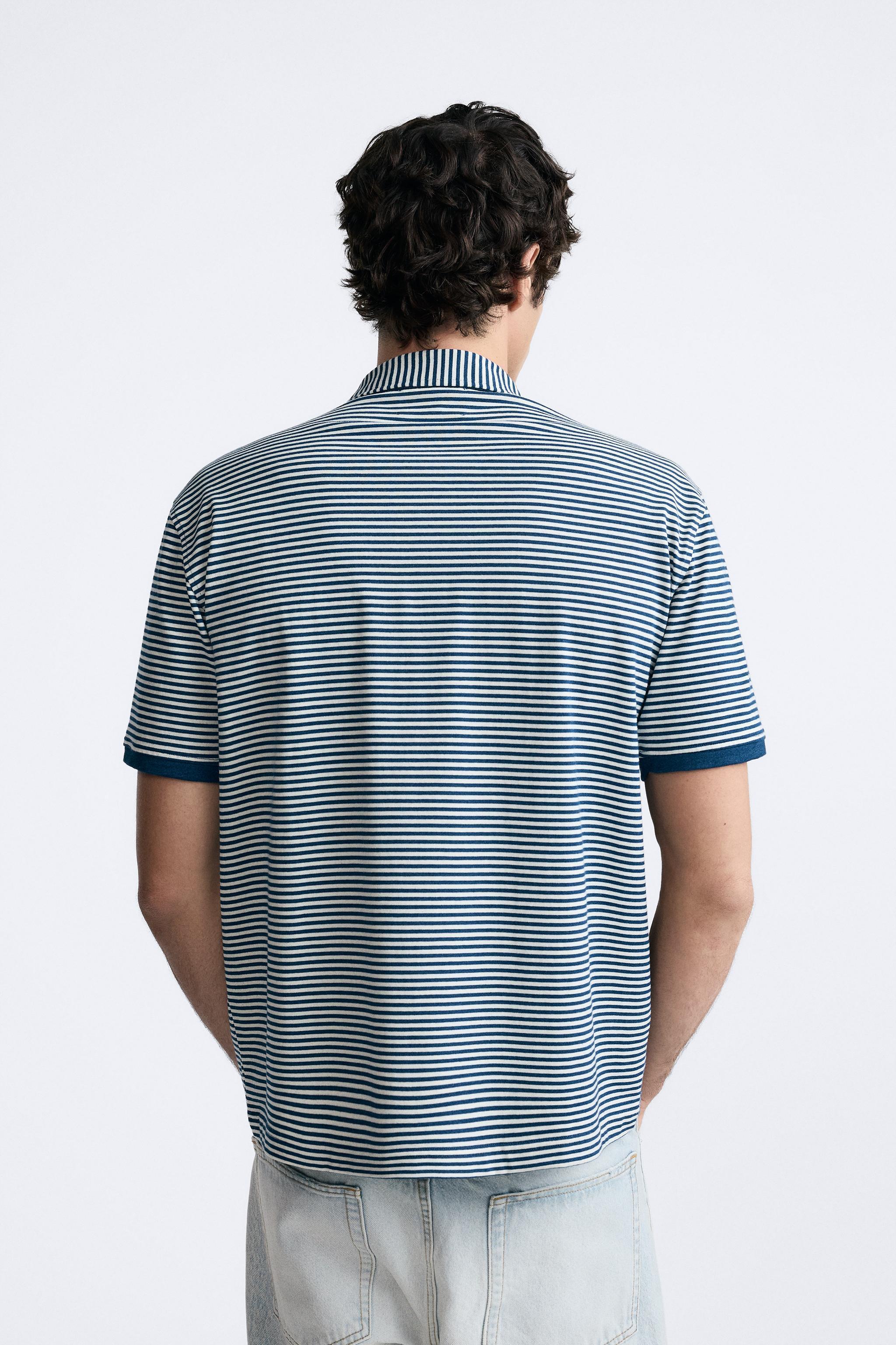 STRIPED JACQUARD POLO Product Image