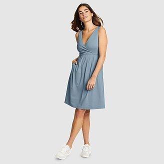 Women's Aster Crossover Dress - Solid Product Image