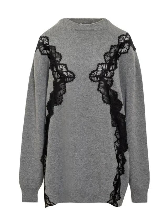 Cut-out Sweater In Grey Product Image