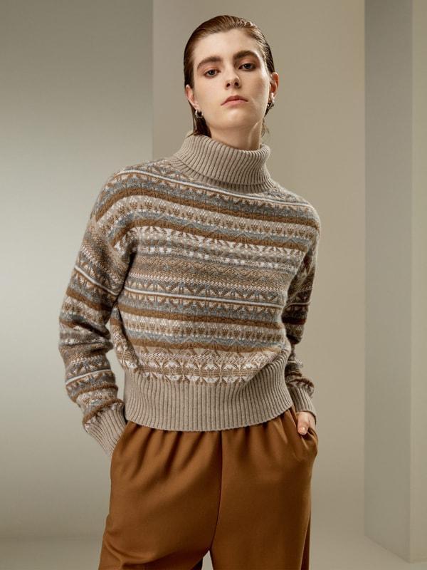 Fair Isle Cashmere Pullover Product Image