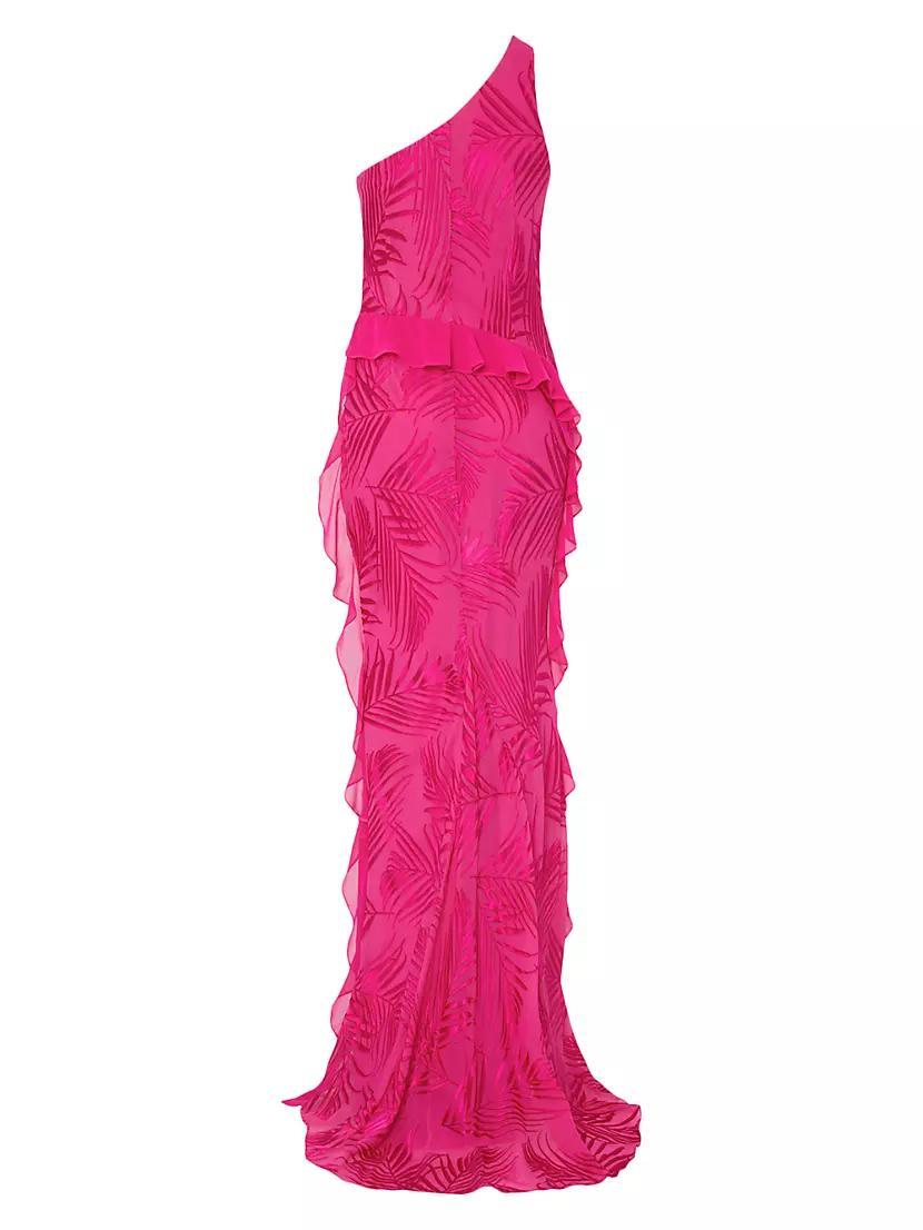 Ryanna Asymmetric Chiffon Gown Product Image