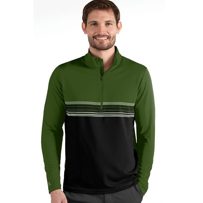 Mens Antigua Pace Regular-Fit Colorblock Quarter-Zip Pullover Product Image