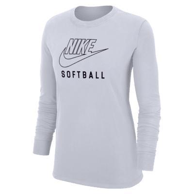 Nike Swoosh Women's Softball Long-Sleeve T-Shirt Product Image