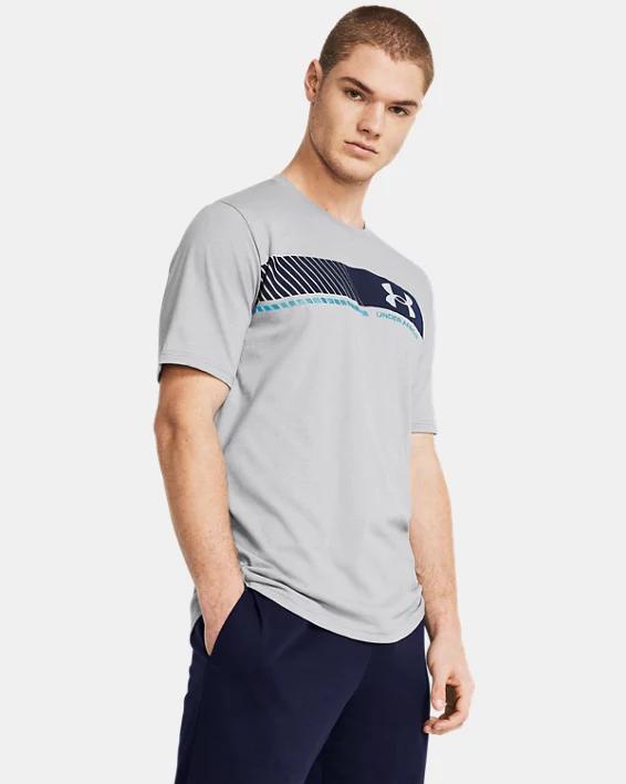 Men's UA Left Chest Stripe Short Sleeve Product Image