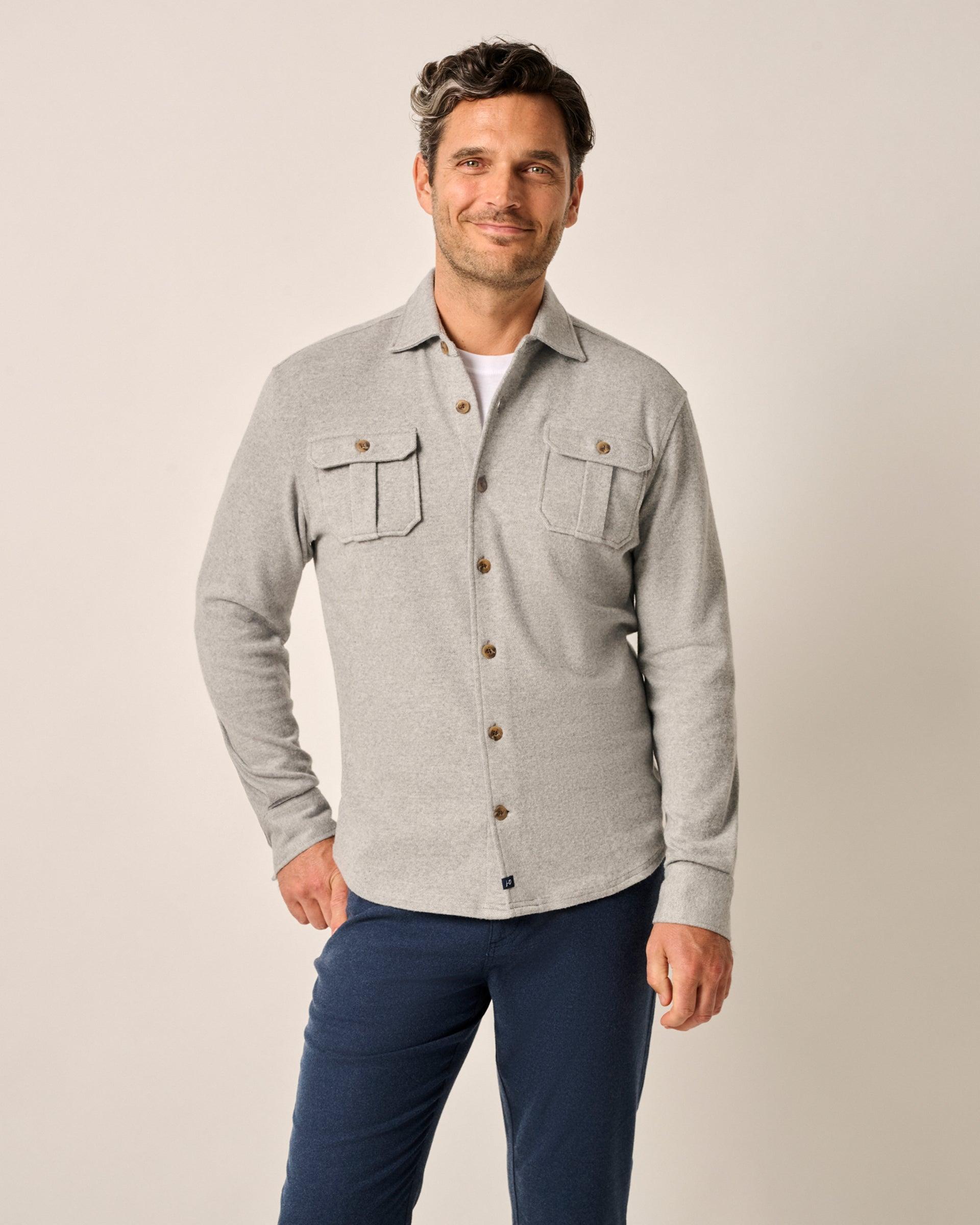 johnnie-O Brayden Stretch Flannel Lodge Shirt Product Image