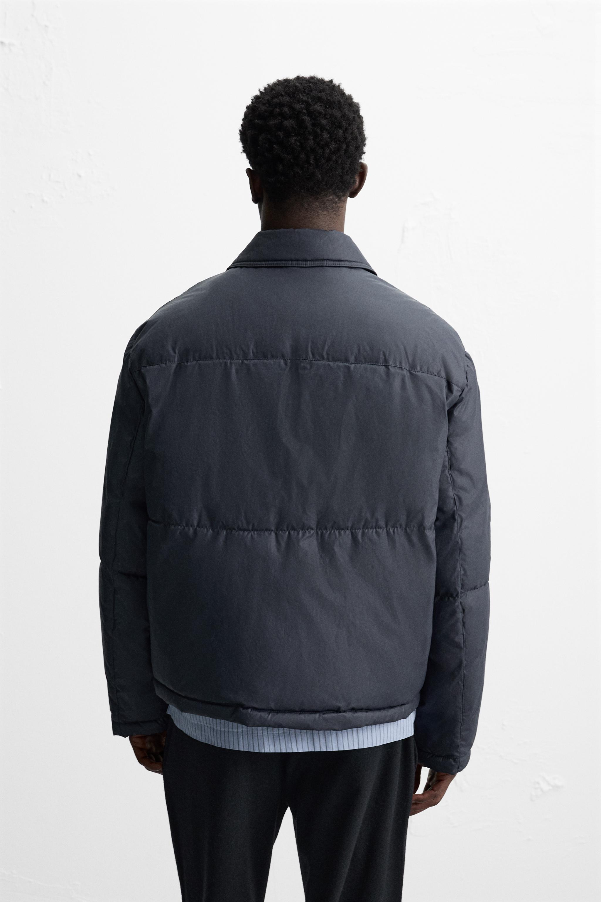 WAXED EFFECT PUFFER JACKET Product Image