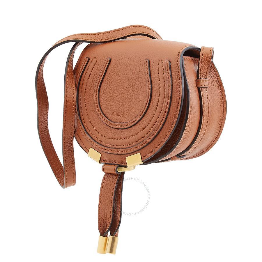 Chloe Marcie Brown Mini Shoulder Bag Product Image