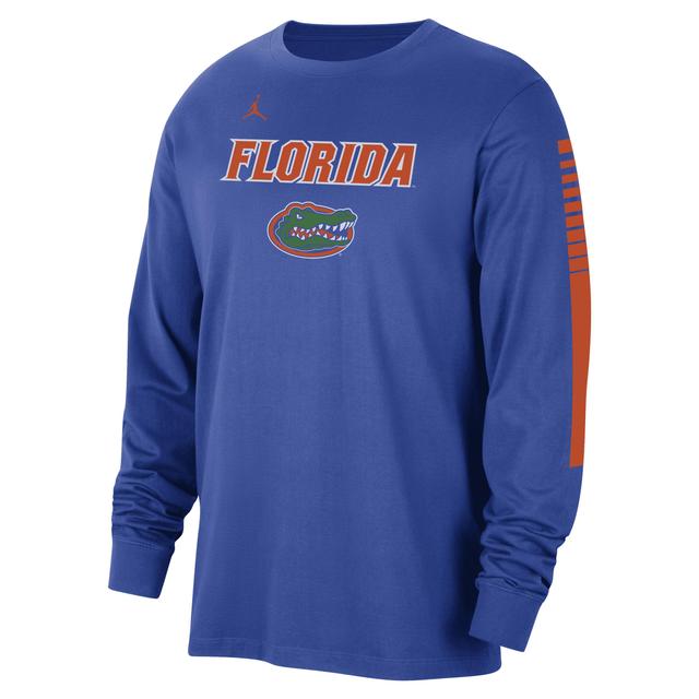 Mens Jordan Brand Royal Florida Gators Slam Dunk Long Sleeve T-Shirt Product Image