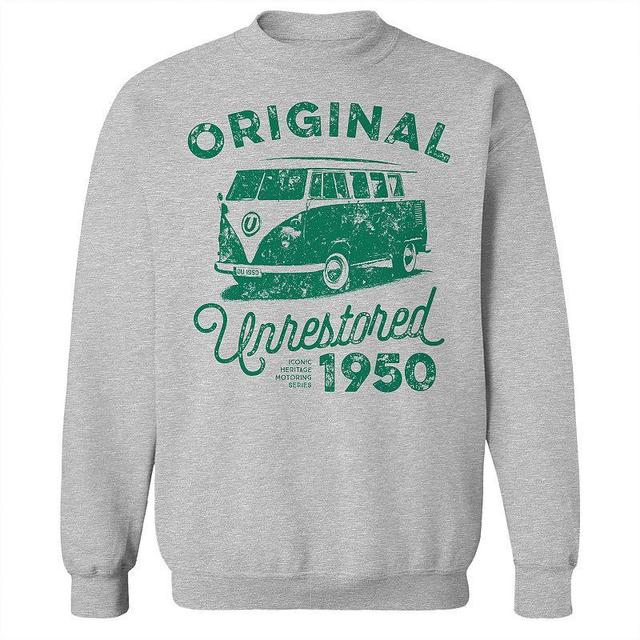 Mens 950 Heritage Fleece Graphic Sweatshirt Med Grey Product Image