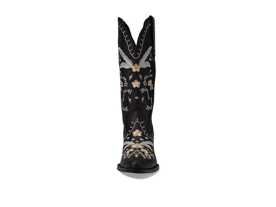 Dingo Full Bloom Floral Embroidered Leather Western Tall Boots Product Image