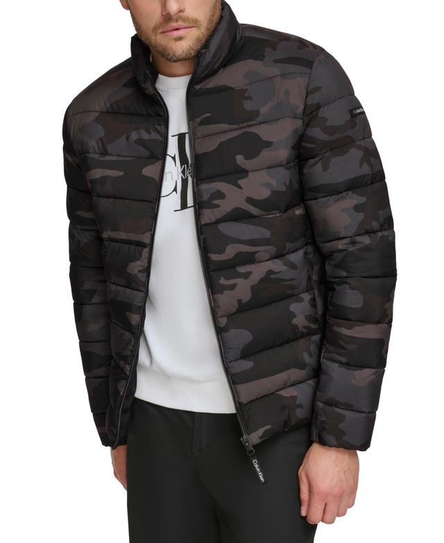 Calvin Klein Mens Quilted Infinite Stretch Water-Resistant Puffer Jacket Product Image