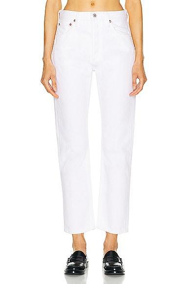 AGOLDE Parker Crop Straight Leg Organic Cotton Jeans Product Image