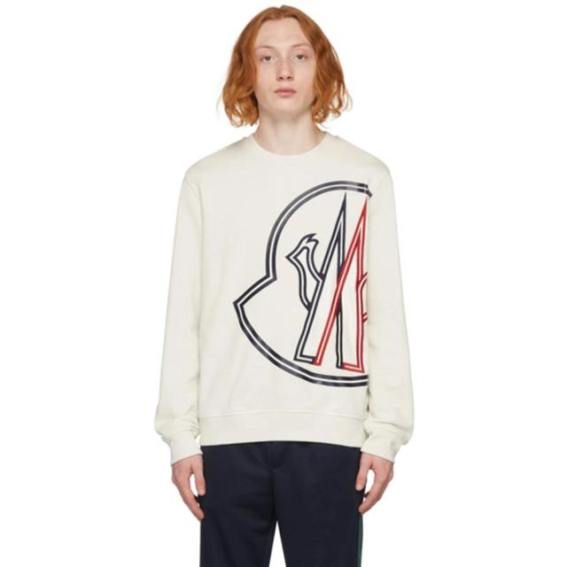 Beige Logo Sweatshirt In Light Gray Product Image