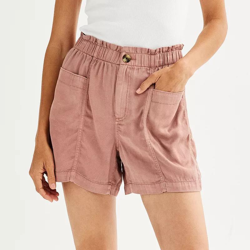 Womens Sonoma Goods For Life Utility Paperbag Shorts Product Image