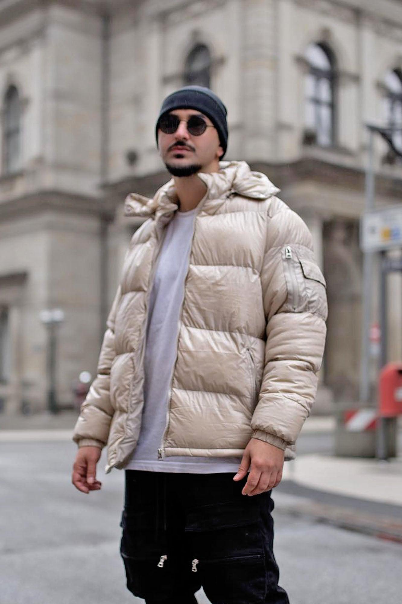 Nixer Puffer Jacket - Tan Product Image